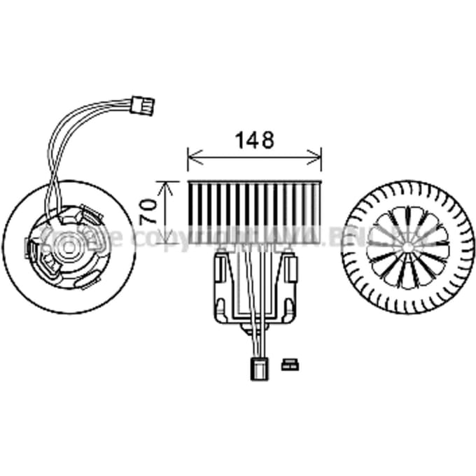 Interieurventilator AVA COOLING BW8540