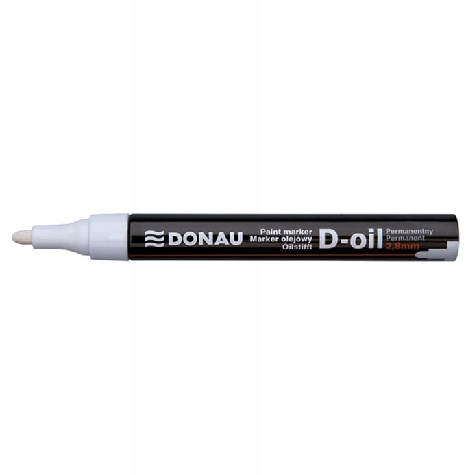Donau D-Oil Olie Marker Wit Rond 2.8mm (12 stuks)