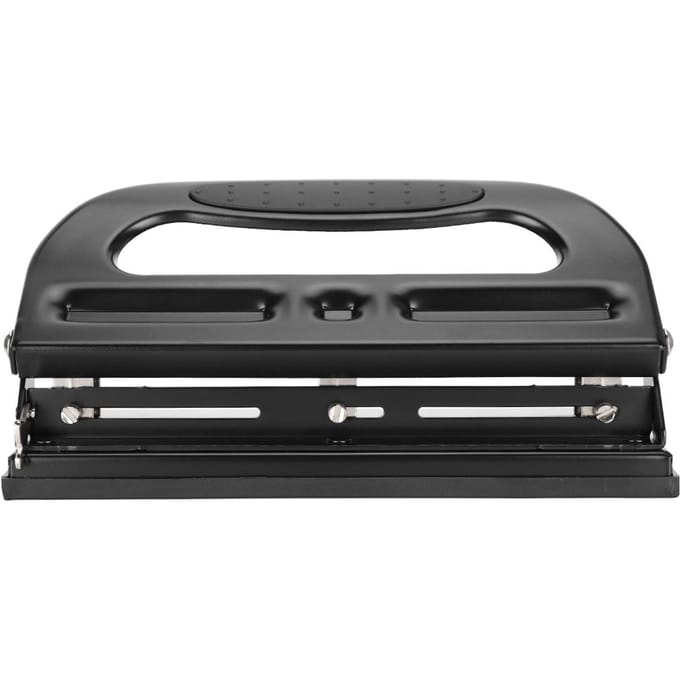 3-gaats perforator Verstelbare desktop perforator Handmatige ponsmachine Kantoorbenodigdheden 9633 gray
