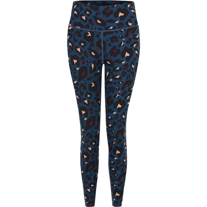 Dare 2B Dames/Dames Invloedrijke Gymlegging met Dierenprint (Maanlicht Denim)