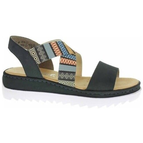 Sandalen met sleehak Rieker V44G814
