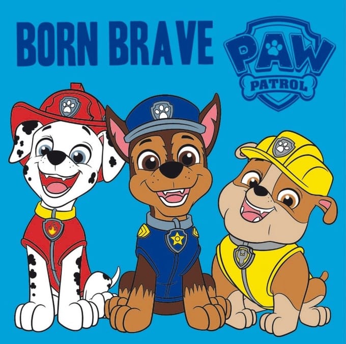 Handdoek Born Brave - katoen - 30x30 cm