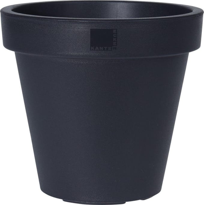 Bloempot rond 20cm antraciet