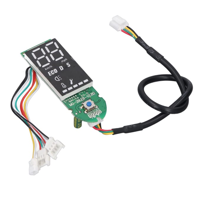Tableau de Bord Trottinette Électrique Connecteur BT SM Carte Contrôleur Trottinette pour M365 Pro black