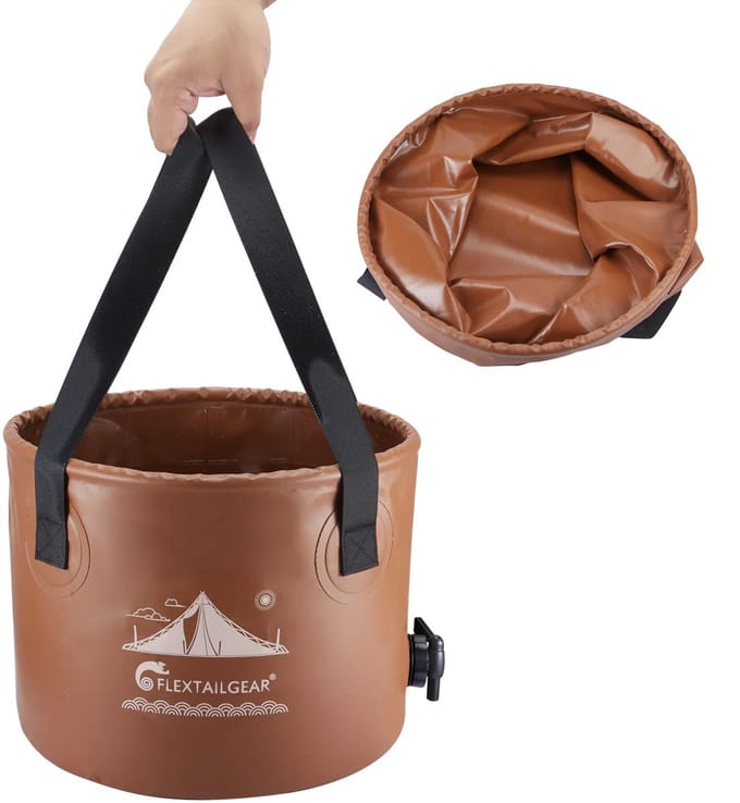 Flextail Bucket 20L - Compacte Emmer tijdens Camperen of Onderweg