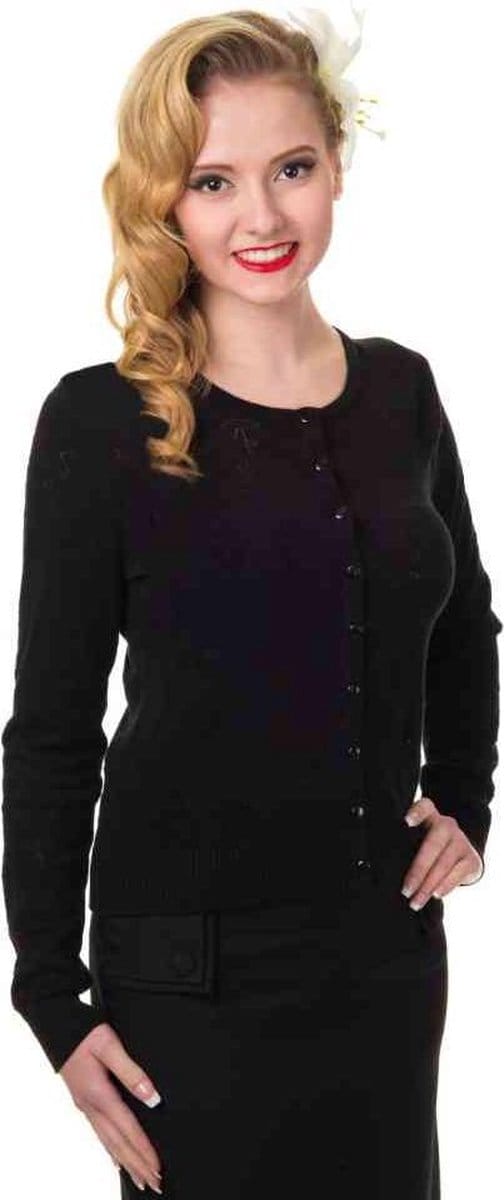 Dancing Days - GODDESS Cardigan - S - Zwart