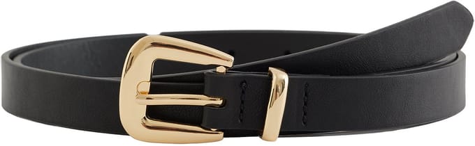 WE Fashion Dames taille riem met gouden gesp