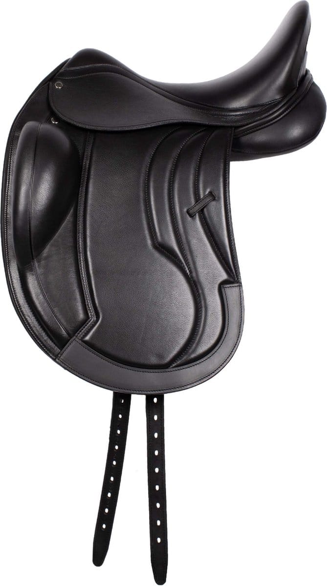Rossner Burlington Dressuur Zadel - Maat: 17 - Zwart - Polyamide