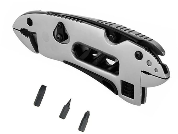 Dailygoods- Multitool Draagbaar - Verstelbare Tang - Roestvrij Staal - Multifunctioneel - Nooduitrusting - Geschikt voor Kamperen - Multifunctioneel Gereedschap