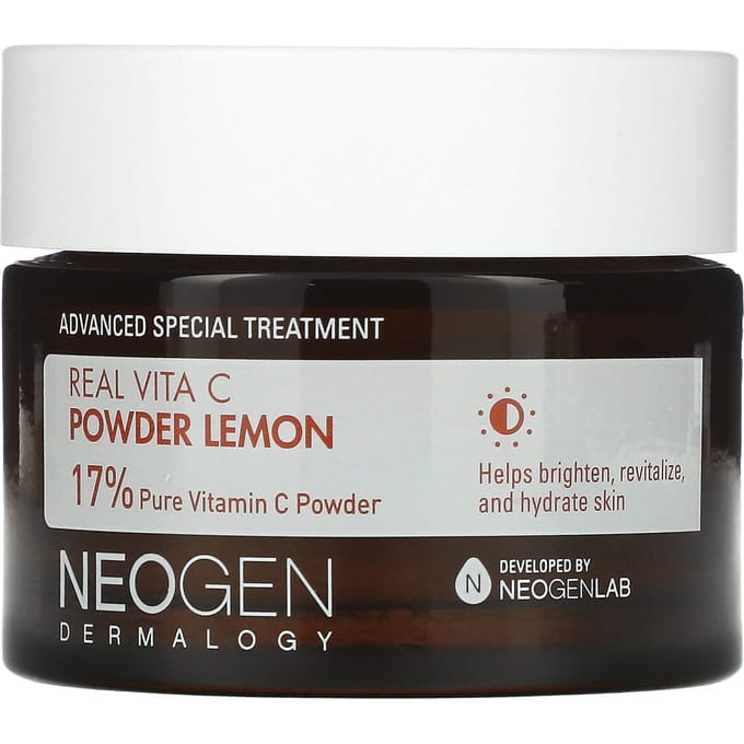 Real Vita C, puur vitamine C-poeder, citroen, 20G(0,7 oz)