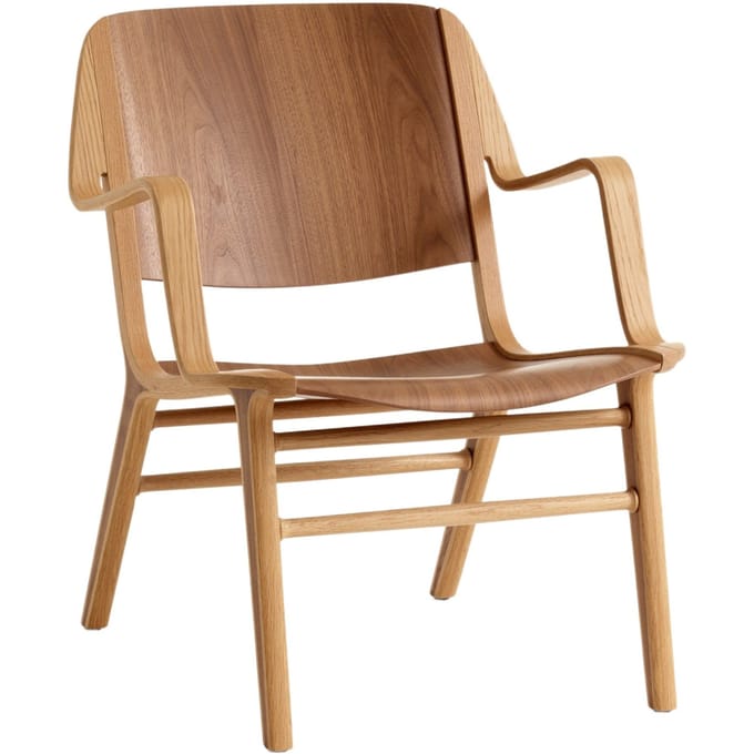 &Tradition AX loungestoel HM11 - oiled walnut