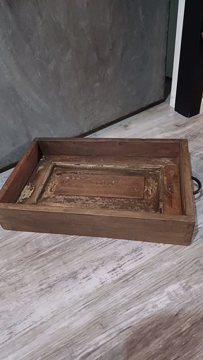 dienblad tray old panel | 50x35x7 | mix colour
