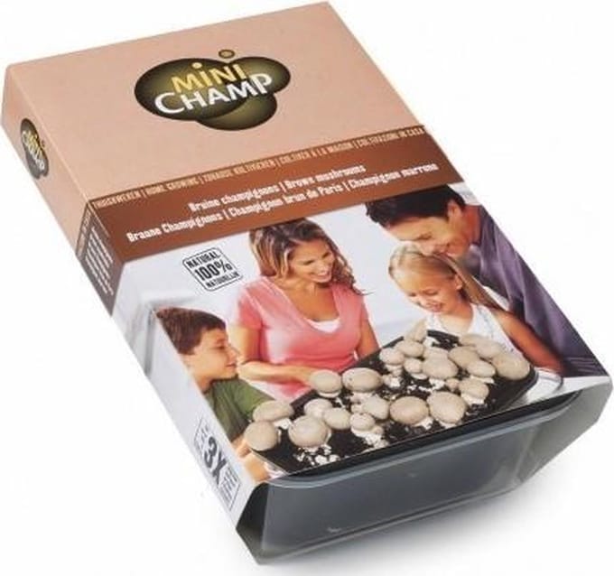 Kweekset 3 liter bruine champignons - 2 sets