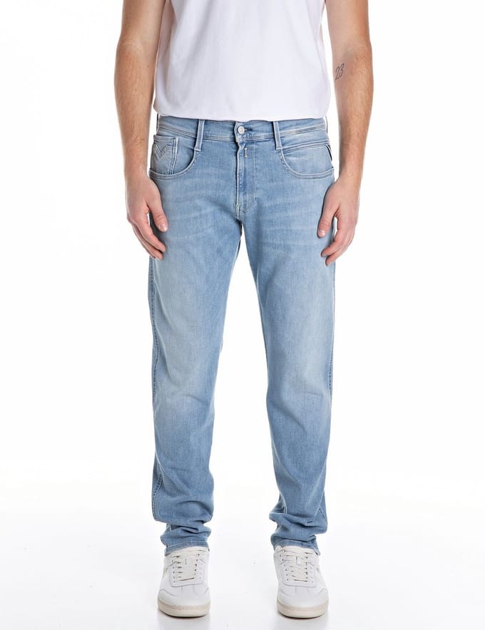Replay Jeans Anbass Hyperflex Slim Fit LIGHT BLUE (M914Y.000.661 800 - 10)