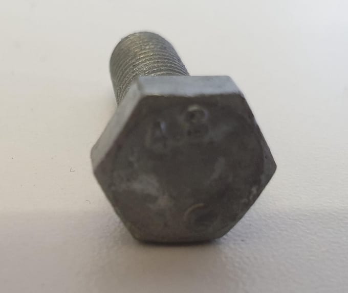 Moerbout - Zeskantbout - Gegalvaniseerd - M8x25 - 15stuks