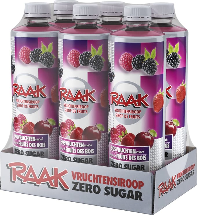 Raak Siroop 0% Bosvruchten 750ml
