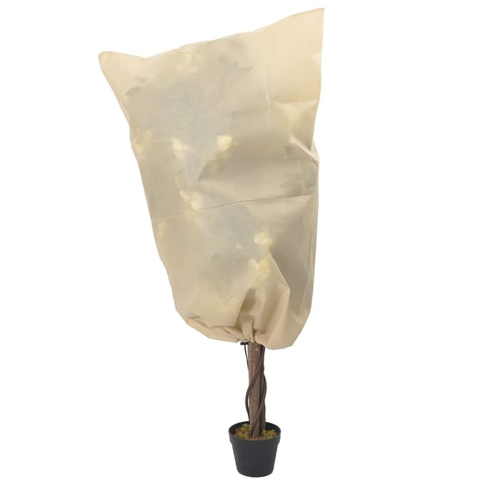 vidaXL - Plantenhoezen - met - trekkoord - 8 - st - 70 - g/m² - 0,8x1 - m