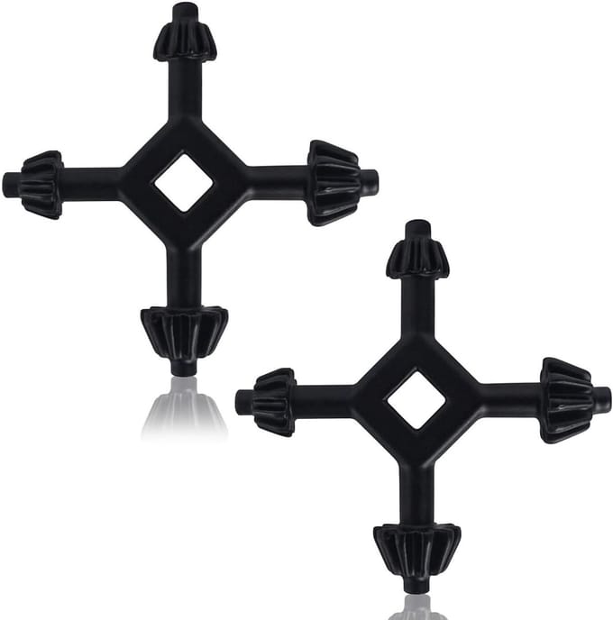 Boorkopsleutel Set - Boorhouder Sleutel - Boormachine Gebruik - Multifunctioneel 4-in-1 - 13.4 x 5.5 cm