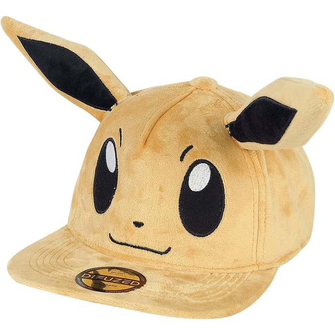 Pluche snapback pet voor kinderen Difuzed Pokémon Embarrassed Eevee