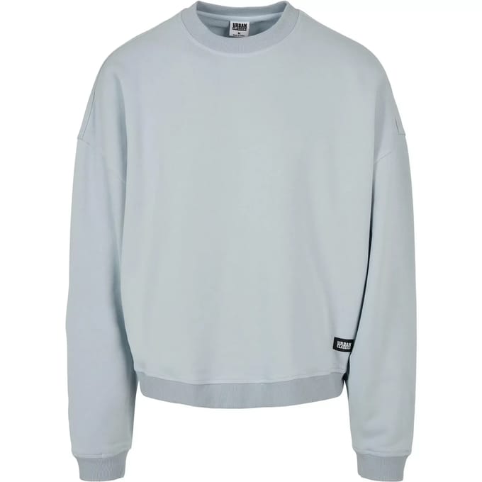 Urban Classics - 80's Crewneck sweater/trui - S - Blauw