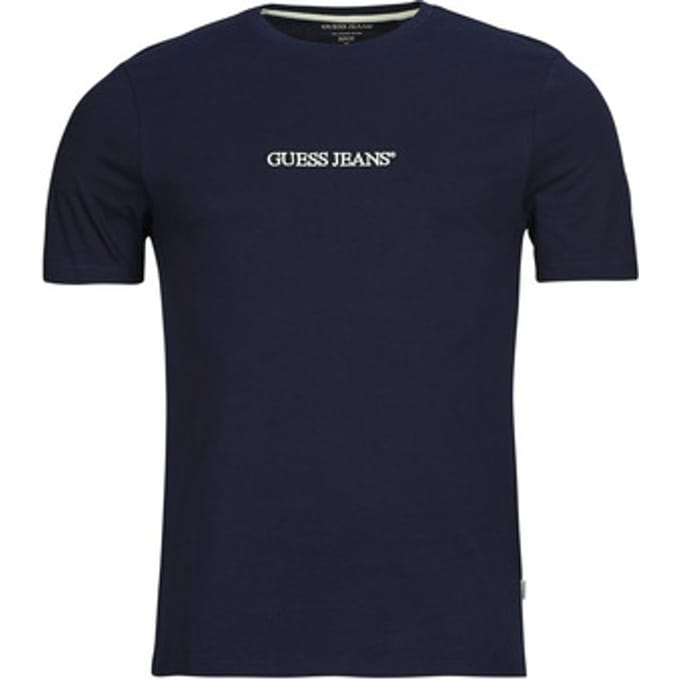 T-shirt Korte Mouw Guess SS CN SLIM LOGO EMBRO TEE