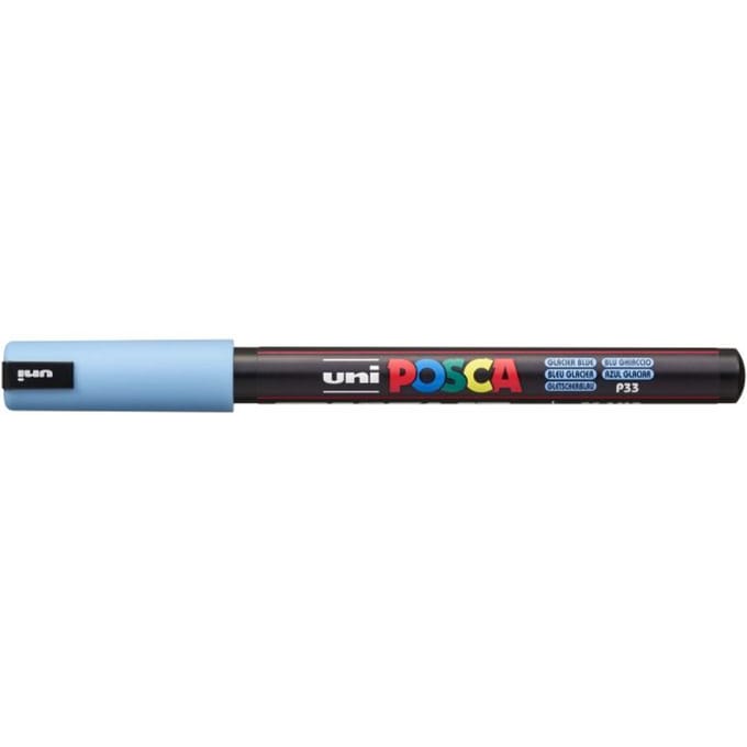 Paintmarker Uni POSCA PC1MR extra fijn ijsblauw