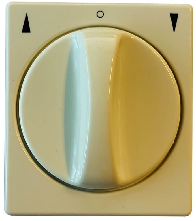 Somfy Opbouw draaischakelaar zonwering of rolluiken - Creme-Wit