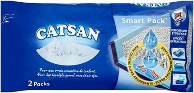 2x Catsan - Smart Pack - 2x4Liter
