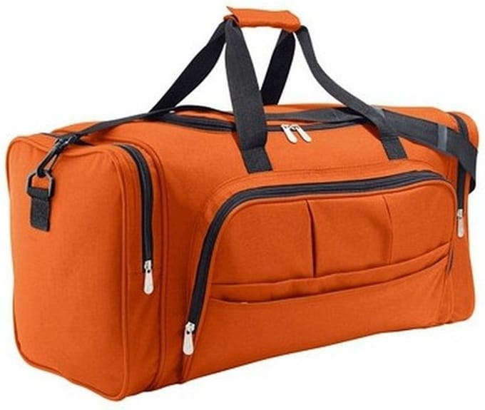 Sporttas oranje 62 cm - Weekendtas