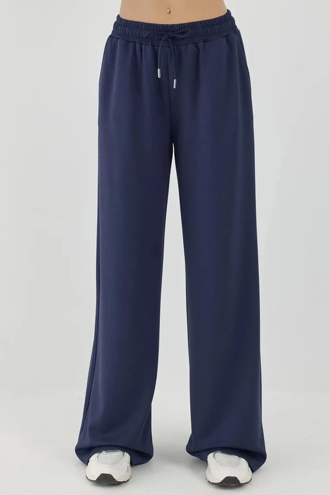 Zachte Modal Touch Wijde Pijpen Sweatpants