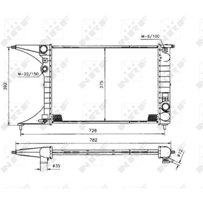 Radiator NRF 50222