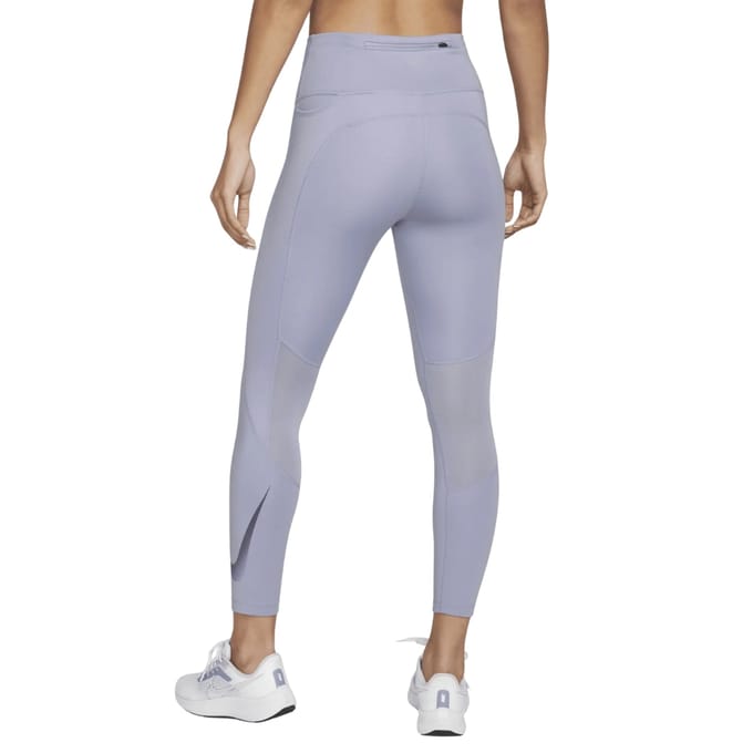 Nike Mid-rise 7/8 Lila Hardlooplegging