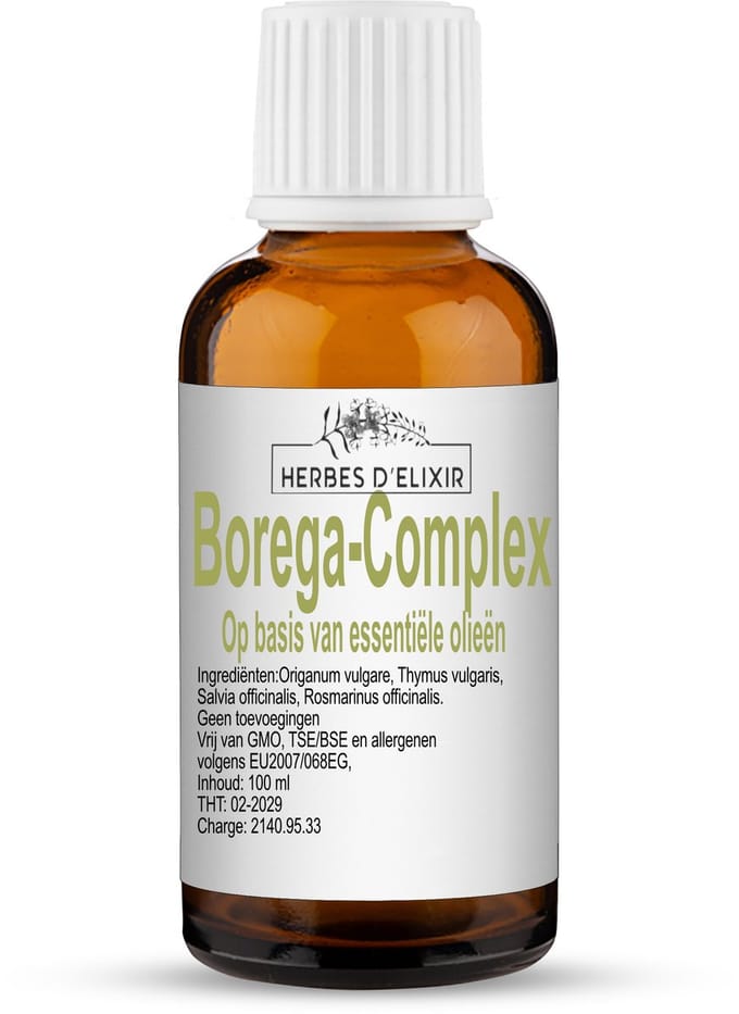 Herbes D'elixir Borega-complex - 100ml - Inclusief Ontslakkings kruiden - Weerstandskuur