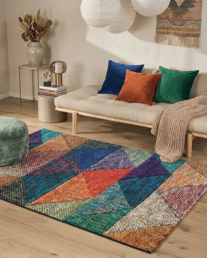 Flycarpets  Talamone Vloerkleed - 80x150cm - Multi
