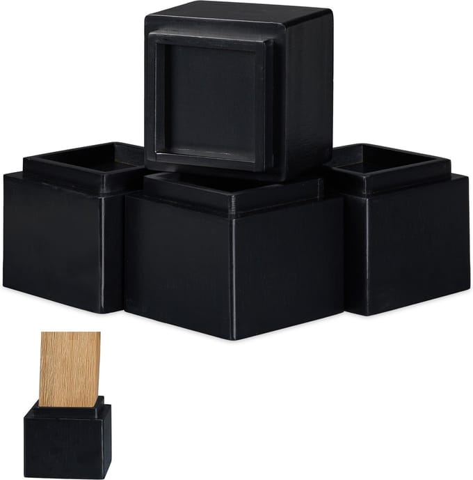 meubelverhoger set van 4 - 10 x 11,5 x 11,5 cm - tafels - stoelen