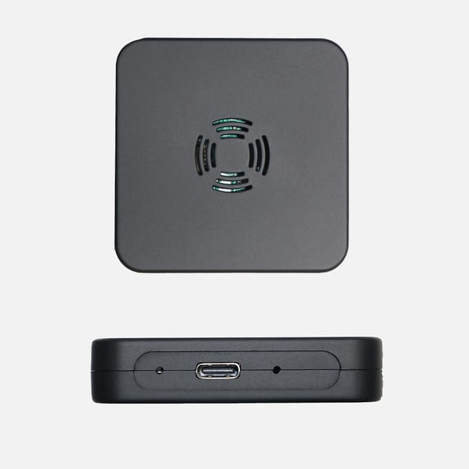 Draadloze adapter omzetten Bedraad naar draadloos Plug & Play converteert zwart