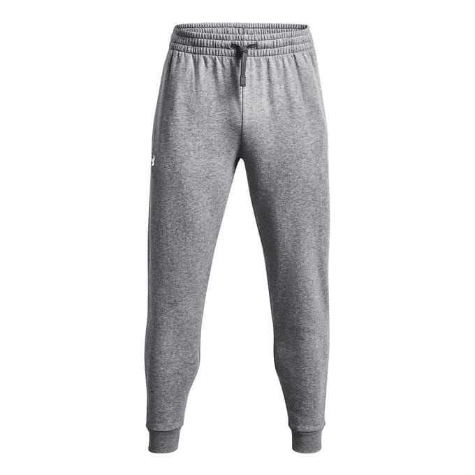 Under Armour UA Rival Fleece Joggers-GRY Heren Sportbroek - Castlerock Light Heather - Wit