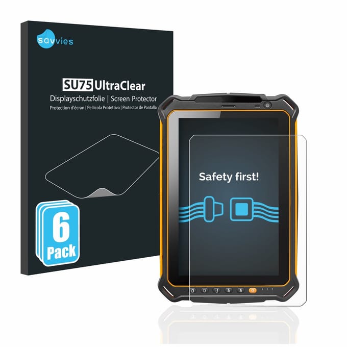 Savvies - Screenprotector voor i.safe MOBILE IS930.2 - Folie Beschermfolie transparant 6 Stuks
