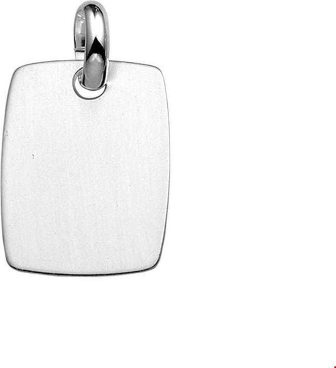 graveerhanger poli/mat zilver gerhodineerd