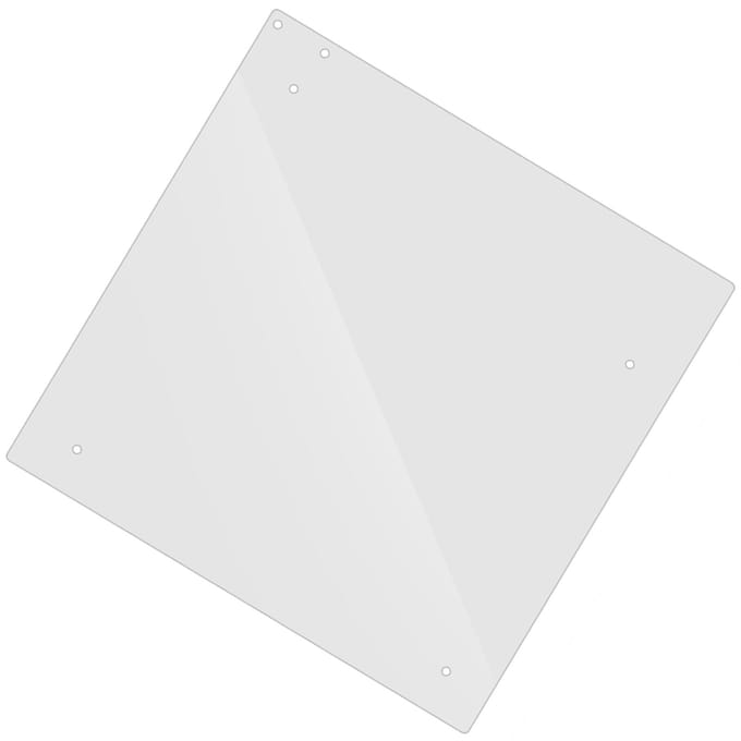 Boîtier d'ordinateur Overlock Acrylique Transparent Open Frame Support de Base DIY Pour Carte Mère ITX white