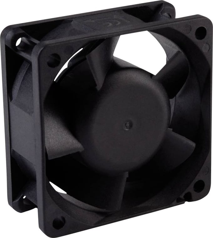 Wallair 20100304 Axiaalventilator 12 V/DC 39.95 m³/h (l x b x h) 60 x 60 x 25 mm