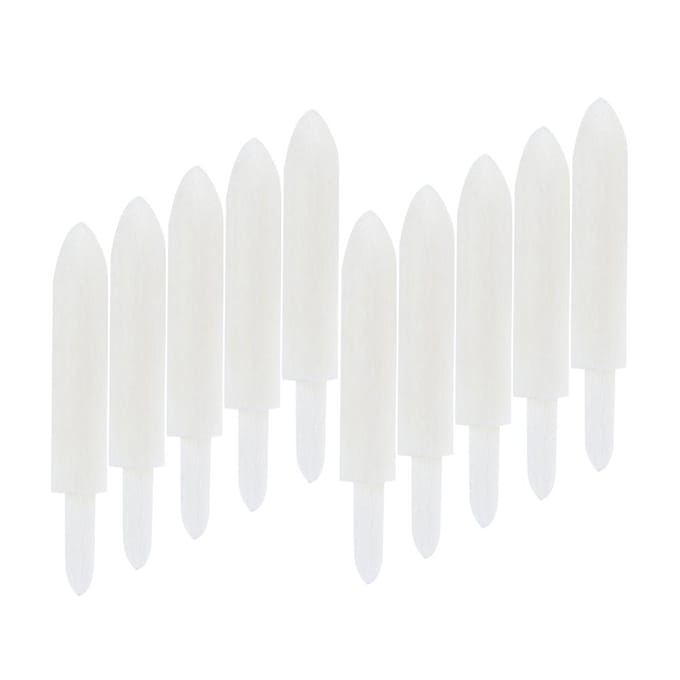10 stuks Pen Plating Tips Vervangingsaccessoire Galvaniseren Sieraden Maken Gereedschap(A‑2 ) white