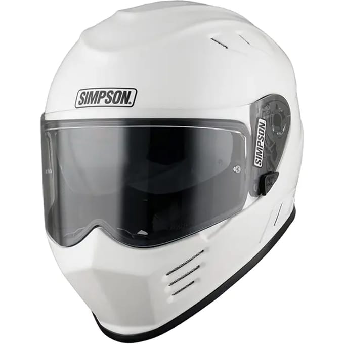 Simpson Venom Wit ECE22.06 Integraalhelm - Maat L - Helm