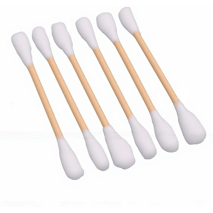 6 PIÈCES Jouet Chat Coton-tige Multifonctionnel Mignon Coton Interactif Géant Bâtonnet à Mâcher pour Chaton pour la Maison beige
