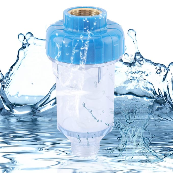 Filter Terugspoel Waterzuiveraar Silicon Fosfor Kristal Kraanaccessoires (3/4 ) blue