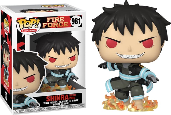 Fire Force POP! Animation Vinyl Figure Shinra w/Fire 9 cm