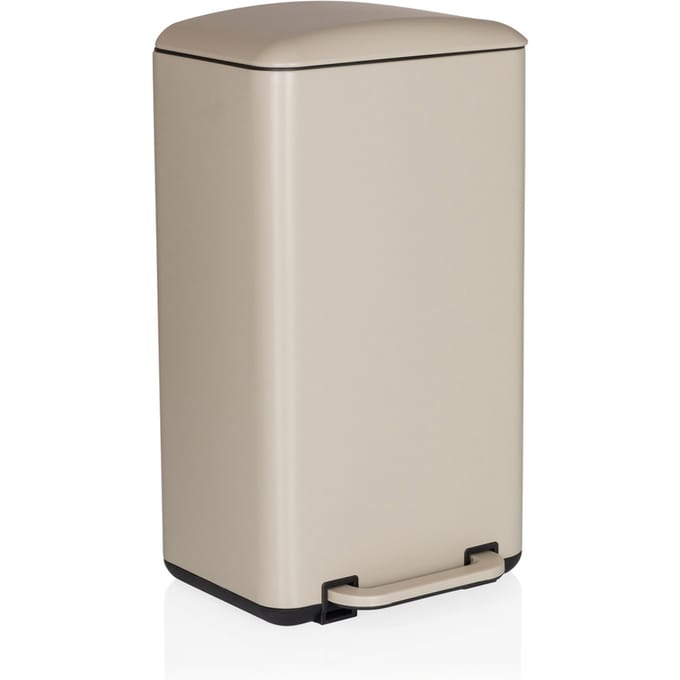 Afvalbak / prullenbak CLEAN BEVA 30 l beige hjh OFFICE