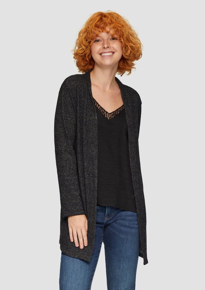 Dikke lange cardigan voor dames QS