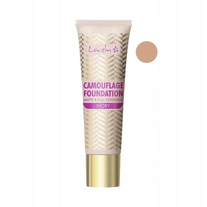 Lovely - Camouflage Foundation Matt & Full Coverage Crying Face Primer 2 Nude 25G