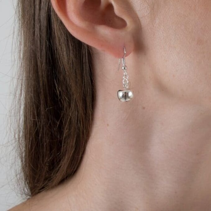 Sylvie Monthulé | Silver Earrings | Apple